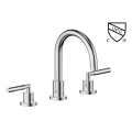 Dual Handle Deck Mount Basin Faucet